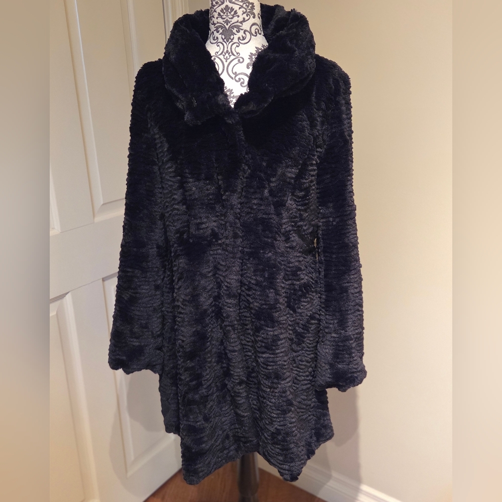 Gorgeous Persian Lamb Faux Fur Coat